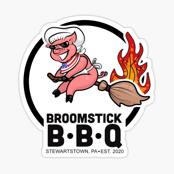 Item preview, Broomstick BBQ Logo designed and sold by jules22400.