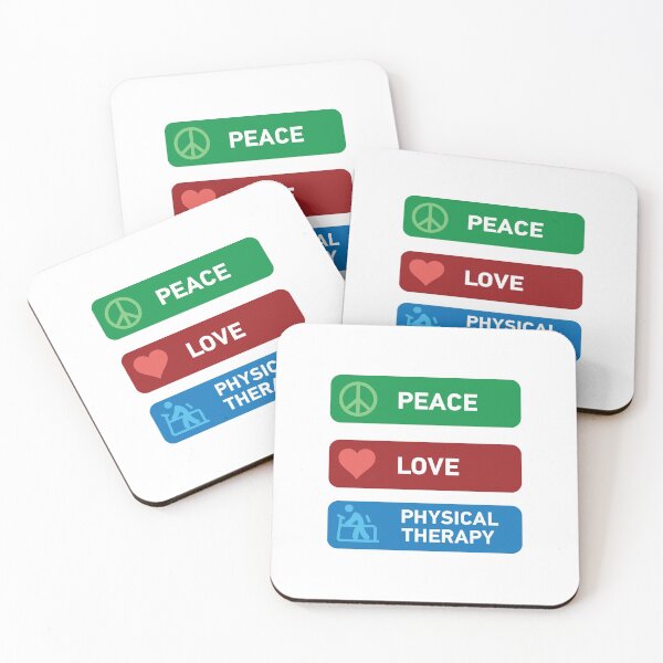 Item preview, Peace Love Physical therapy designed and sold by gpsapparel.