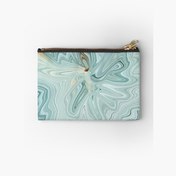 Item preview, Abstract Light white blue Marbling liquid art designed and sold by Butterfly-Dream.