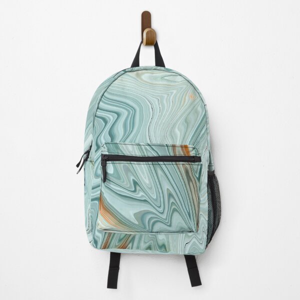 Item preview, Abstract Light white blue Marbling liquid art designed and sold by Butterfly-Dream.