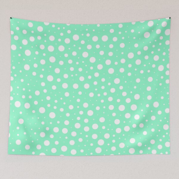 Item preview, Pretty mint green and white polka dots designed and sold by Dear-Ashlin.