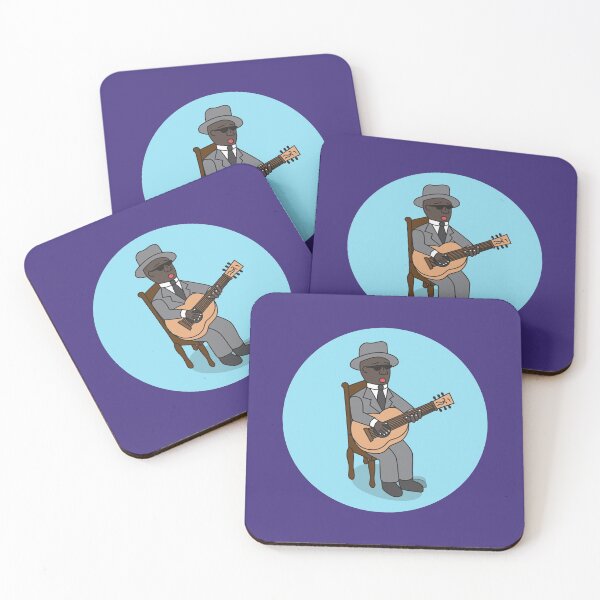 Item preview, Acoustic blues guitar player designed and sold by gabrielpastor.