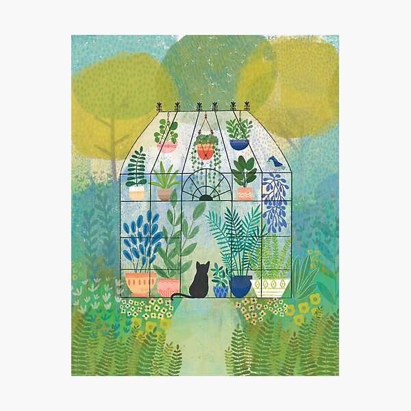 Item preview, Cat in the Greenhouse designed and sold by Anne Lehman.