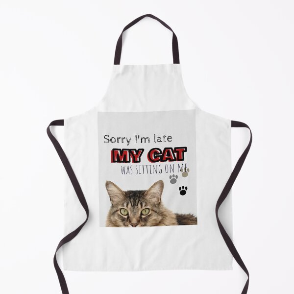 Item preview, Lo siento, llegué tarde, mi gato estaba sentado en mi camisa designed and sold by Amon68Shop.
