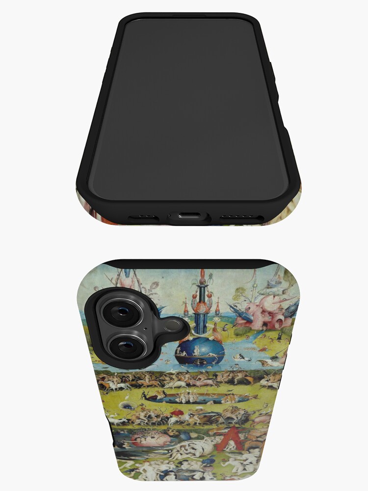 Aperçu 3 sur 4. Coque iPhone avec l'œuvre Le jardin des délices terrestres: Vintage 1490 peinture par Hieronymus Bosch Print créée et vendue par posterbobs.