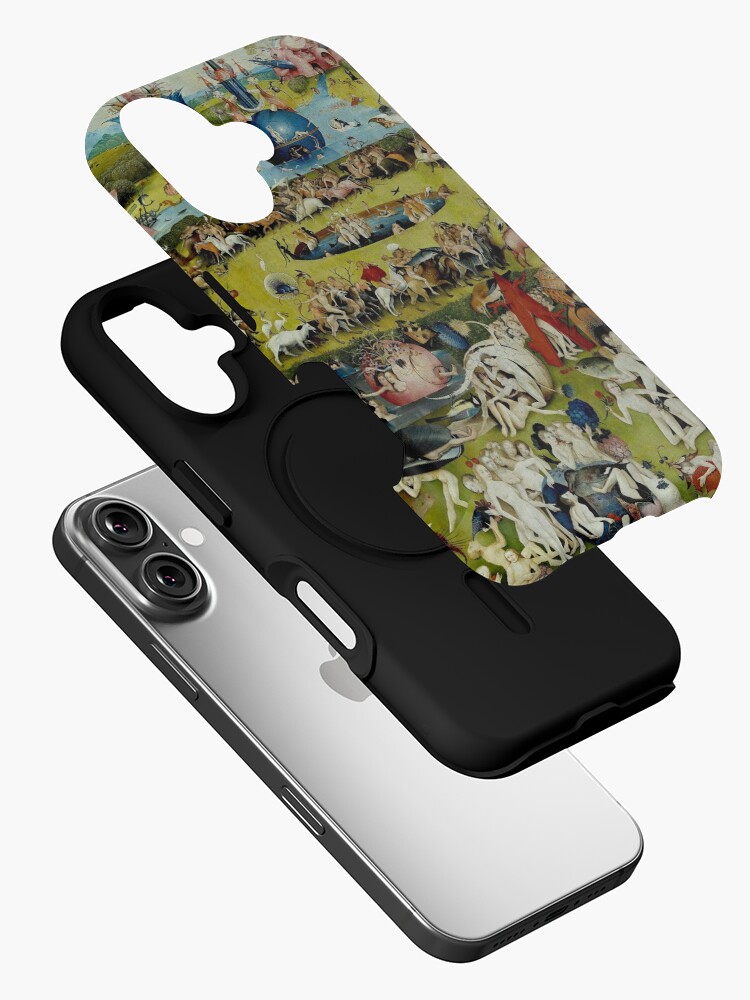 Aperçu 2 sur 4. Coque iPhone avec l'œuvre Le jardin des délices terrestres: Vintage 1490 peinture par Hieronymus Bosch Print créée et vendue par posterbobs.