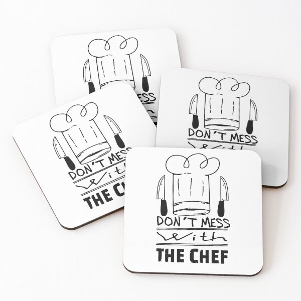 Item preview,  DON'T MESS WITH  THE CHEF AWESOME CHEF HAT DESIGH FOR COOK HUSBAND WIFE BOYFRIEND GIRLFRIEND MOM AND DAD AND FRIENDS designed and sold by thebaronart.