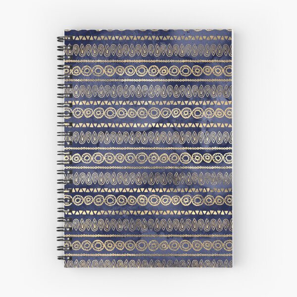 Item preview, Bohemian gold and blue design designed and sold by AnnieHochmann.