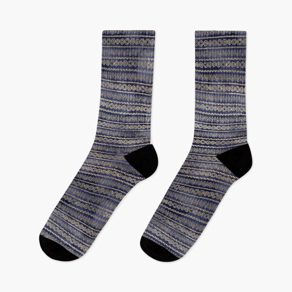 Item preview, Bohemian gold and blue design designed and sold by AnnieHochmann.