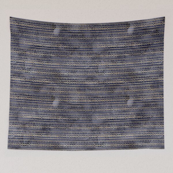 Item preview, Bohemian gold and blue design designed and sold by AnnieHochmann.