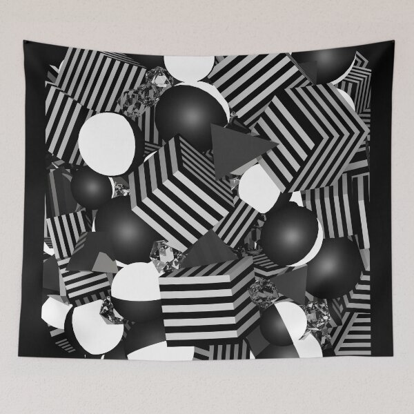 Item preview, Abstract Op Art Shapes Cluster designed and sold by hyproinc.