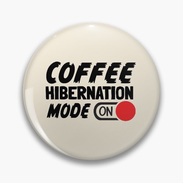 Item preview, Coffee Hibernation mode on funny graphic Illustration SVG designed and sold by LJWDesigns.