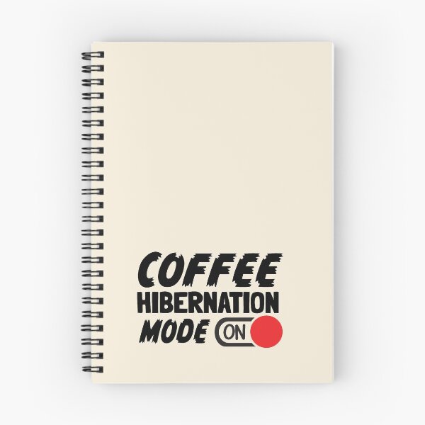 Item preview, Coffee Hibernation mode on funny graphic Illustration SVG designed and sold by LJWDesigns.