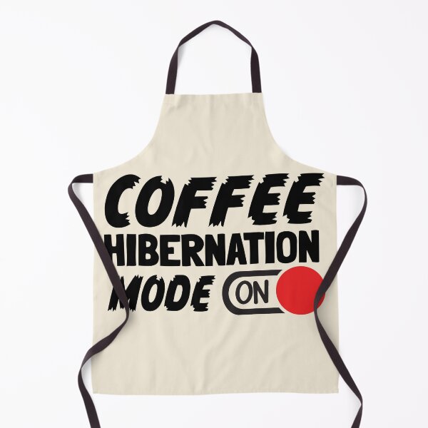 Item preview, Coffee Hibernation mode on funny graphic Illustration SVG designed and sold by LJWDesigns.