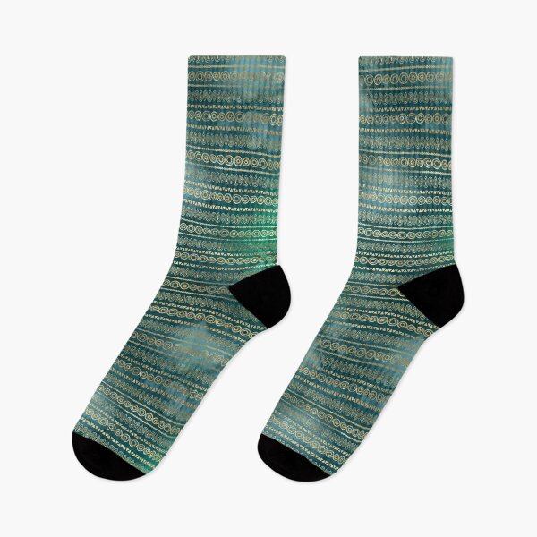 Item preview, Bohemian gold and green design designed and sold by AnnieHochmann.