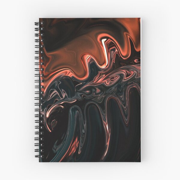 Item preview, Abstract Dark and Light Red and Black  Marbling liquid art designed and sold by Butterfly-Dream.