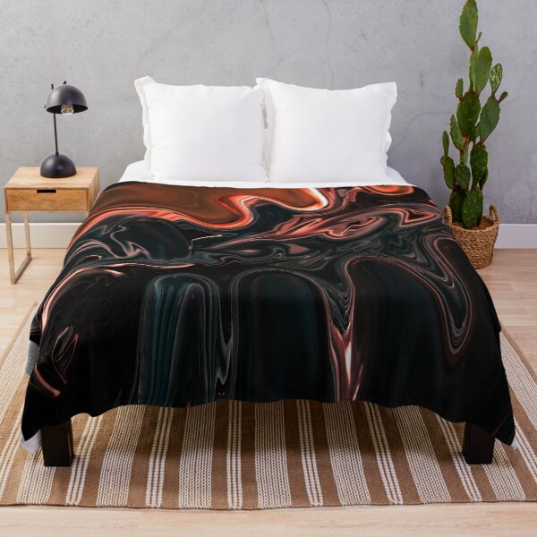 Item preview, Abstract Dark and Light Red and Black  Marbling liquid art designed and sold by Butterfly-Dream.