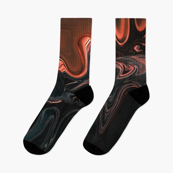 Item preview, Abstract Dark and Light Red and Black  Marbling liquid art designed and sold by Butterfly-Dream.