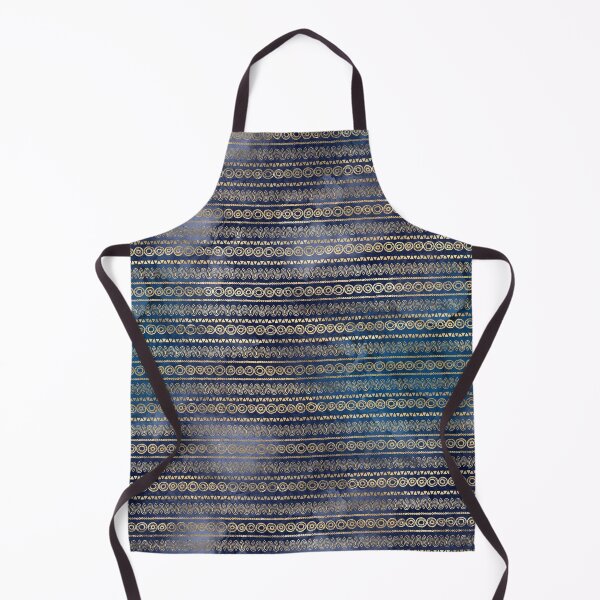 Item preview, Bohemian gold and blue design designed and sold by AnnieHochmann.