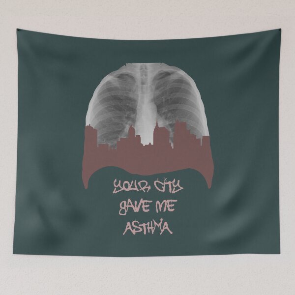 Item preview, Your City Gave Me Asthma - City Lungs X-ray designed and sold by WeaveTrumpet.