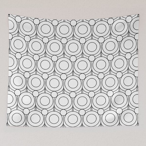 Item preview, Modern Circular Line Pattern designed and sold by hatimelhag.