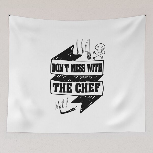 Item preview, DON'T MESS WITH  THE CHEF AWESOME  DESIGH FOR COOK HUSBAND WIFE BOYFRIEND GIRLFRIEND MOM AND DAD AND FRIENDS designed and sold by thebaronart.