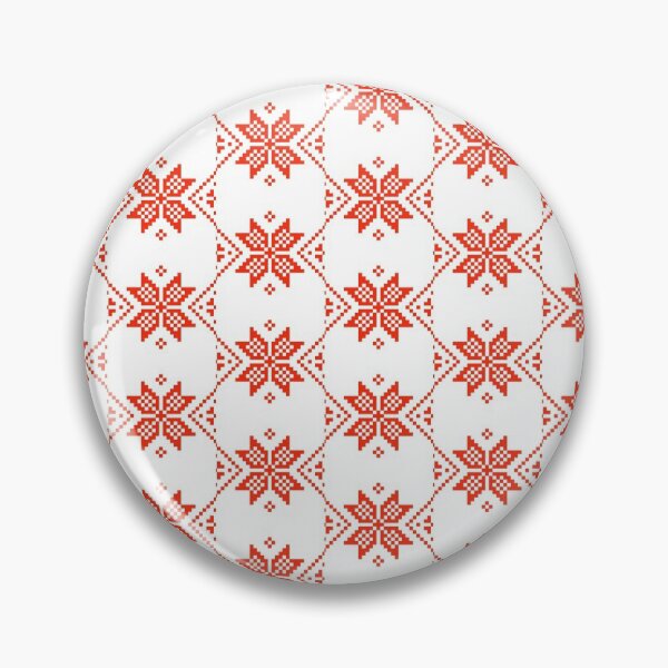 Item preview, Christmas snowflake buffalo plaid , Red & white designed and sold by Patternsonly.