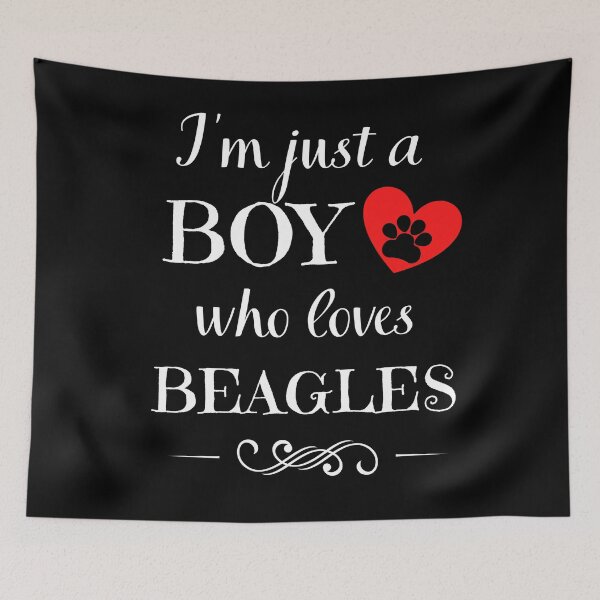 Item preview, Just a BOY who loves BEAGLES quote Funny BEAGLE saying designed and sold by OneTimeEngineer.