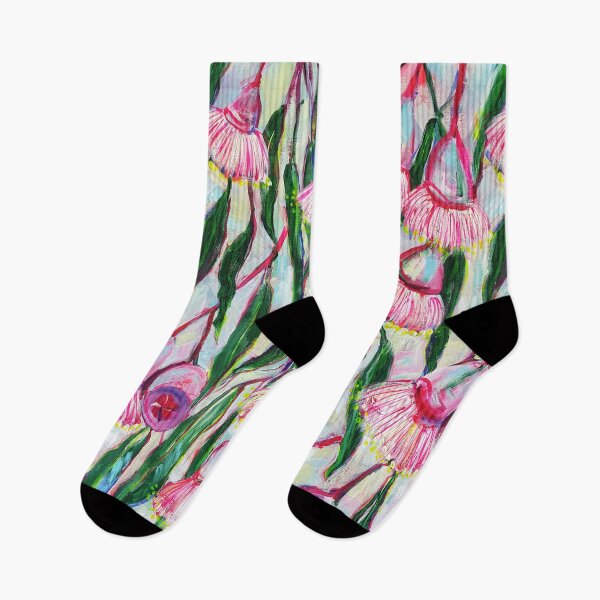 Item preview, Blooming eucalyptus tree, gum tree flowers designed and sold by orangerinka.