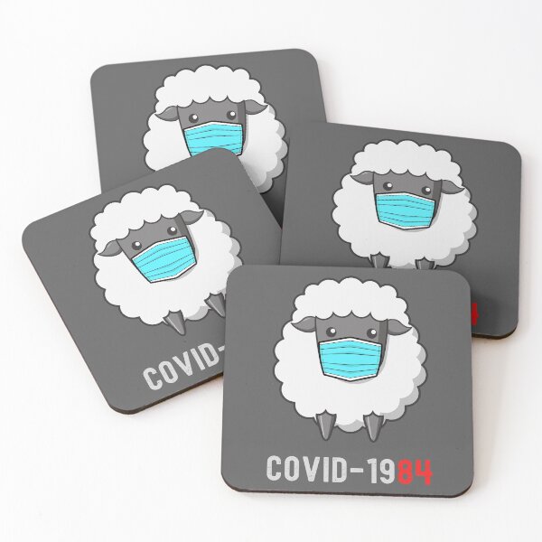 Item preview, Covid 1984 Masked Sheep designed and sold by PlantDemia.