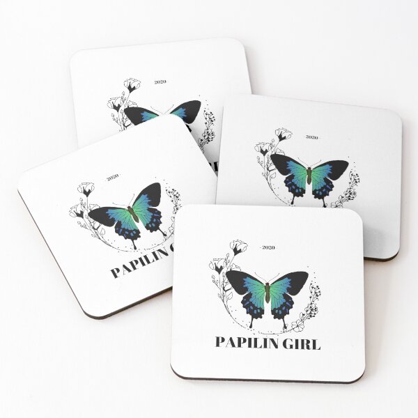 Item preview, Blue butterfly in the night " PAPILIN GIRL" designed and sold by Ladymia43.