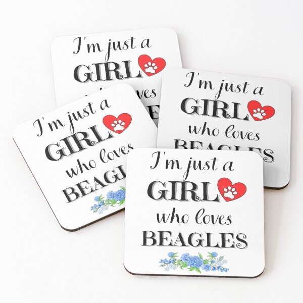 Item preview, Just a girl who loves BEAGLES quote Funny BEAGLE saying designed and sold by OneTimeEngineer.