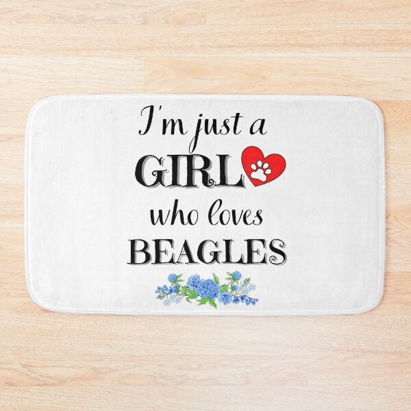 Item preview, Just a girl who loves BEAGLES quote Funny BEAGLE saying designed and sold by OneTimeEngineer.