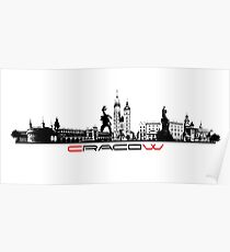 Cracow skyline Poster