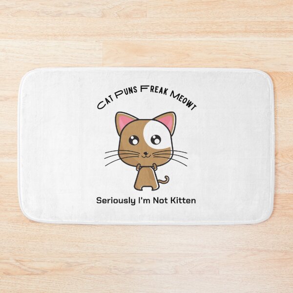 Item preview, Cat Puns Freak Meowt Seriously I'm Not Kitten,Funny Cat lover gift designed and sold by piskwi.