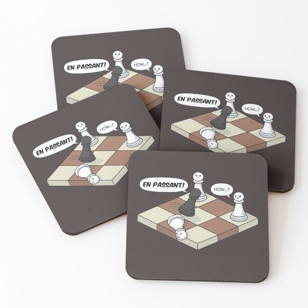 Item preview, Funny En Passant Chess Comic designed and sold by ElectricFangs.