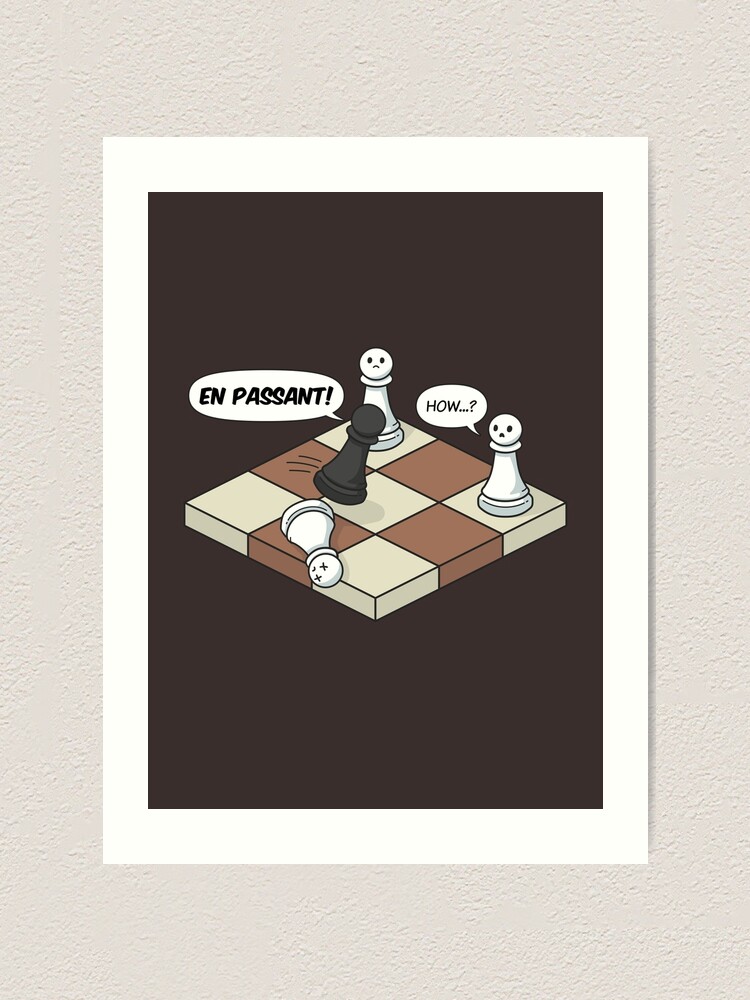 Chess Club Strategy Chess Board Game Gift Art Print