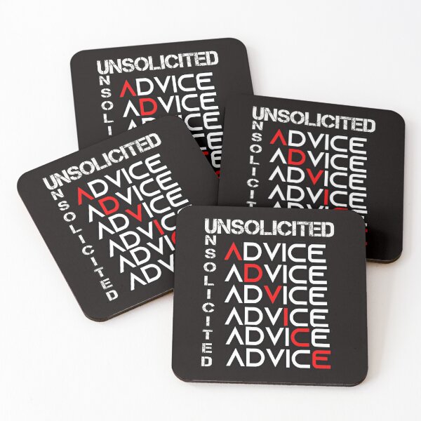 Item preview, Unsolicited advice designed and sold by Fliflat.