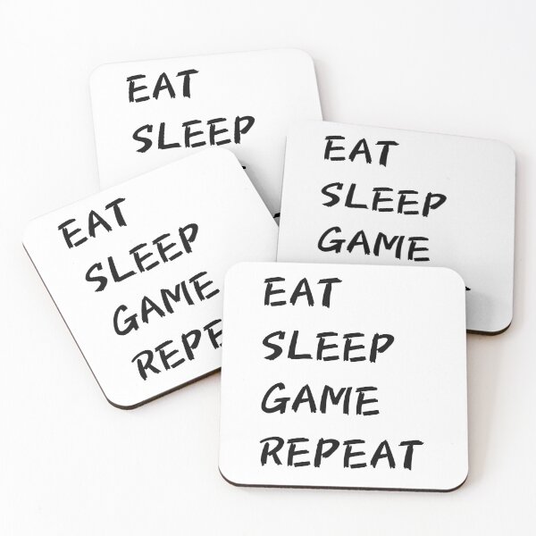 Item preview, EAT SLEEP GAME REPEAT designed and sold by OMdesigns93.