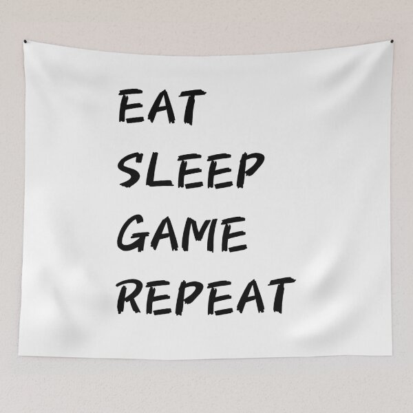 Item preview, EAT SLEEP GAME REPEAT designed and sold by OMdesigns93.