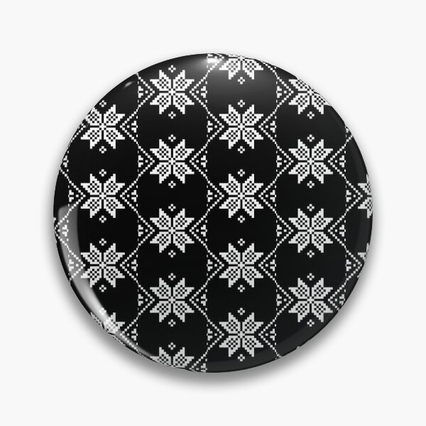 Item preview, Christmas snowflake buffalo plaid , black & white designed and sold by Patternsonly.