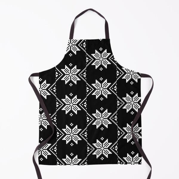 Item preview, Christmas snowflake buffalo plaid , black & white designed and sold by Patternsonly.
