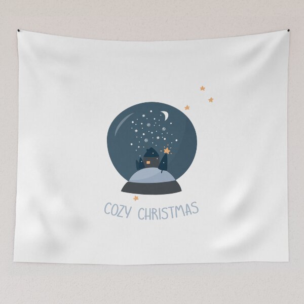 Item preview, cozy christmas globe designed and sold by tejaltank.