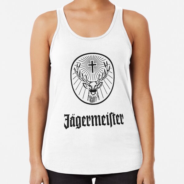 Logotipo de Jagermeister para hombre Camiseta con espalda nadadora