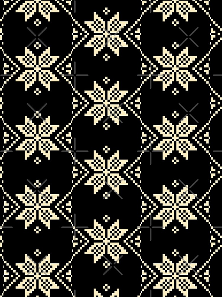 Aperçu 5 sur 5. Robe trapèze avec l'œuvre Christmas snowflake créée et vendue par Patternsonly.
