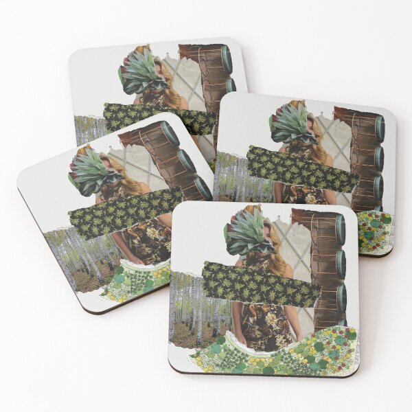 Item preview, Green Woodsy Collage designed and sold by nat-atorium.