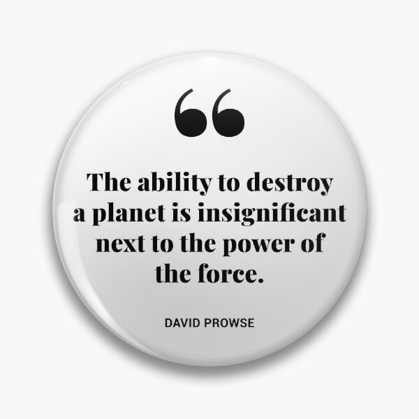 Item preview, David Prowse RIP - Quote designed and sold by ClaudiaGrosso.