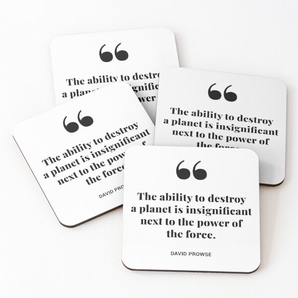 Item preview, David Prowse RIP - Quote designed and sold by ClaudiaGrosso.