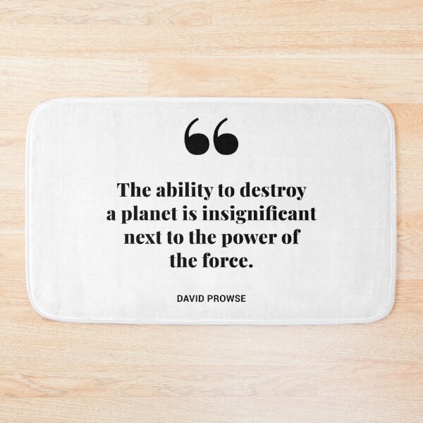 Item preview, David Prowse RIP - Quote designed and sold by ClaudiaGrosso.