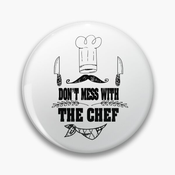 Item preview, DON'T MESS WITH  THE CHEF AWESOME KNIFE MUSTACH  DESIGH FOR COOK HUSBAND WIFE BOYFRIEND GIRLFRIEND MOM AND DAD AND FRIENDS designed and sold by thebaronart.